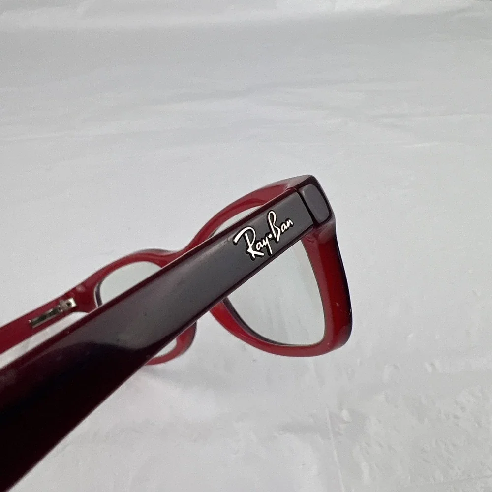 RAY BAN Kids RB1531 3592 Burgundy Eyeglasses 46-16-125 - Flex Frames Only